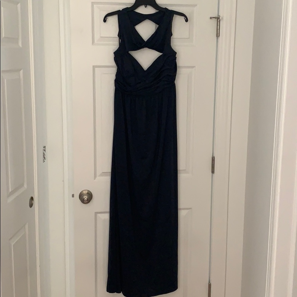 Navy Ballgown